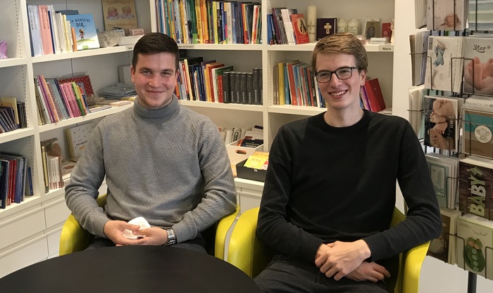 Zivildiener 2020/21Maximilian Germ (li)Laurits Stoffers (re)