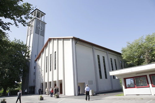 Bregenz St Gebhard - Einweihung / Katholische Kirche Vorarlberg / Gerold Wehinger Bregenz St Gebhard - Einweihung50 Jahre Priester - Bischof Elmar Fischer 26. Juni 2011