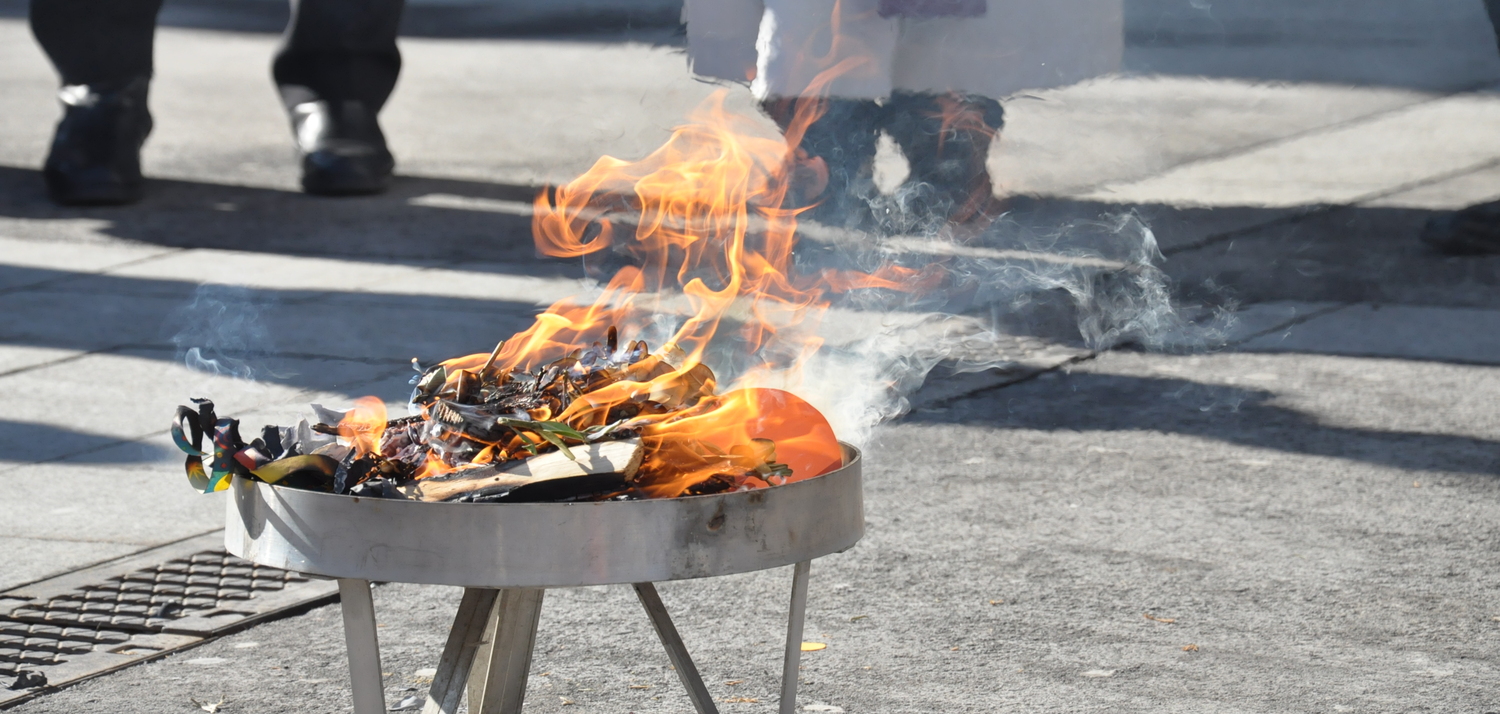 Aschenritual am Aschermittwoch 2015 in Bregenz, Leutb?hel.