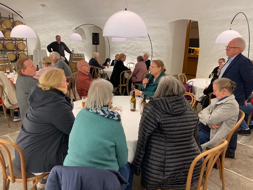 Stammtisch mit Abt Vinzenz am 8.4.2025 in der Aula Bernardi